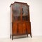 Antique Mahogany Glazed Bookcase, 1920s 2