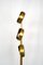 Lampada da terra vintage a tre braccia in ottone di Goffredo Reggiani per Reggiani, Italia, anni '70, Immagine 6