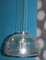 Vintage Chrome and Glass Dome Ceiling Lamp from Hustadt Leuchten, 1970s 1