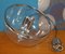 Vintage Chrome and Glass Dome Ceiling Lamp from Hustadt Leuchten, 1970s 10
