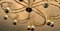 Lampada da soffitto Sputnik a 12 braccia in metallo cromato di Cosack, anni '70, Immagine 8