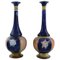 Art Nouveau Narrow-Necked Vases from Royal Doulton, England, Set of 2 1