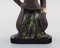 Balinese Girl in Raw and Glazed Ceramic by Bengt Wall, Sweden, 1950s, Image 3