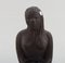Balinese Girl in Raw and Glazed Ceramic by Bengt Wall, Sweden, 1950s, Image 2