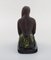 Balinese Girl in Raw and Glazed Ceramic by Bengt Wall, Sweden, 1950s, Image 5