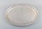 Large Georg Jensen Serving Tray in Sterling Silver, 1940s, Image 4