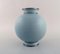 Vase en Céramique avec Vernis Turquoise par Wilhelm Kåge pour Gustavsberg 2