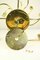 Mid-Century Brass Flush Mount Ceiling Lamp from Leola 11