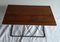 Kleines Vintage Regal aus Schwarzem Metall & Teak, 1960er 2