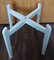 Vintage White Lacquered Beech Stool, 1970s, Image 4