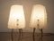 Tischlampen aus Eisglas von Kalmar, 1950, 2er Set 9