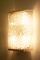 Large Ice Glass Sconce from J.T. Kalmar 1
