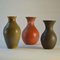 Mid-Century Dutch Studio Ceramic Vases, 1960s, Set of 3 2