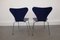 Vintage Model 3107 Chairs by Arne Jacobsen for Fritz Hansen, 1980s, Set of 2, Image 11