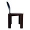 Dark Brown Lacquered Walnut Model 121 Dining Chairs by Tobia & Afra Scarpa for Cassina, 1960s, Set of 4, Image 12