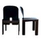 Dark Brown Lacquered Walnut Model 121 Dining Chairs by Tobia & Afra Scarpa for Cassina, 1960s, Set of 4 7