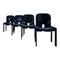 Chaises de Salon Modèle 121 Marron Foncé en Noyer Laqué par Tobia & Afra Scarpa pour Cassina, 1960s, Set de 4 4