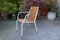 Mid-Century Scandinavian Teak and Tubular Steel Stacking Garden Chair from Daneline, 1960s 1