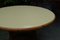 Table de Jardin Mid-Century Ronde en Bambou et Osier avec Plateau Jaune 5