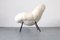 Club chair in pelle di pecora e acciaio di Fritz Neth, anni '50, set di 2, Immagine 4