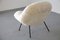 Sheepskin and Steel Club Chairs by Fritz Neth, 1950s, Set of 2, Image 5