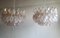 Pair of Pink and Clear Glass Poliedry Ceiling Lamps by Carlo Scarpa for Venini, 1950s, Set of 2, Image 7