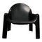Space Age Italian Black Polyurethane Model 4794 Lounge Chairs by Gae Aulenti for Kartell, 1970s, Set of 2, Image 3