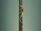 Lampada da terra in stile etrusco in legno intagliato, anni '40, Immagine 5