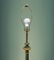 Lámpara de pie estilo etrusco de madera tallada, años 40, Imagen 7