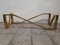 Vintage Brass Coffee Table 2