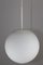 Vintage Bauhaus Style Opaline Glass Globe Ceiling Lamp from Orion, 1970s 7