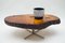 Rotating Tree Trunk Coffee Table with Cross Base, 1960s 2