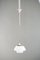Lámpara colgante Bauhaus alemana Art Déco niquelada, años 20, Imagen 1