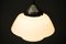 Lámpara colgante Bauhaus alemana Art Déco niquelada, años 20, Imagen 12