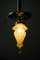 Art Deco Deckenlampe mit Opalglas Schirm, 1918 7