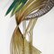 Hollywood Regency Brass Wall Sculpture Silver Heron Bird by Curtis Jere for Artisan House, 1987 4