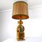 Mid-Century Ceramic Floor or Table Lamp in Mystic and Majestic Mayan Style 3