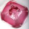 Bohemian Pink Glass Bowl by Josef M. Hospodka for Sklarny Chribska, 1960s, Image 4