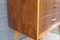 Mid-Century Chest of Drawers in Walnut and Maple with Brass Handles, 1950s 9