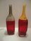Bottle Vases by Alfredo Barbini for Barbini Murano, 1970s, Set of 2 1