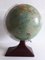 German Art Deco Brown Lacquered Aluminium Globe from JRO-Verlag, 1930s 1