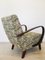 Mid-Century Floral Patterned Lounge Chairs by Jindřich Halabala for UP Závody, Set of 2 4