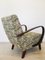 Mid-Century Floral Patterned Lounge Chairs by Jindřich Halabala for UP Závody, Set of 2, Image 4