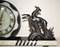 Reloj de repisa francés Art Déco grande, años 30, Imagen 6
