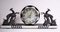 Reloj de repisa francés Art Déco grande, años 30, Imagen 4