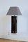 Lámpara de mesa Kinetic de vidrio acrílico y acero cromado, años 70, Imagen 1