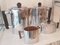 Französisches Art Deco Chrom Kaffeeservice, 4er Set 2