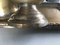 Silver-Plated Brass Sugar Bowls & Tray, 1960s, Set of 3 9