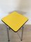Yellow Formica Flower Stand or Side Table, 1950s 6