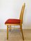 Tschechische Mid-Century Esszimmerstühle in Hellblau von TON 7